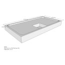 Schröder Duschwannenträger für Flat New E...