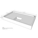 Schröder Duschwannenträger für Sito E 120x75