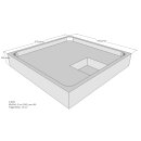 Schröder Duschwannenträger für Lyon E 90x90