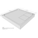 Schröder Duschwannenträger für Flat E 90x90