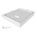 Schröder Duschwannenträger für Easytray E...