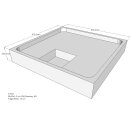 Schröder Duschwannenträger für Easytray E...