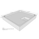 Schröder Duschwannenträger für Arenal E...