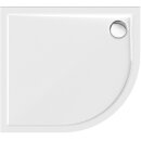 Schröder Viertelkreisduschwanne Sito R 90x100x2,5 cm...