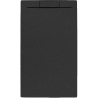 Schröder Rechteckduschwanne Slatestone Cover E 140x100 cm anthrazit