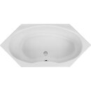 Schr&ouml;der 6-Eckwanne Austin 190x90x48,5 cm wei&szlig;