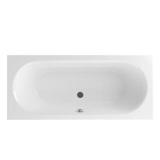 Schröder Rechteckbadewanne Maui 160x75x43 cm weiß