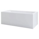 Schröder Rechteckwanne Lupor 175x80x48/66 cm weiß