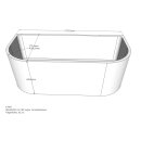 Schröder Badewannenträger für Lupor 180x80...