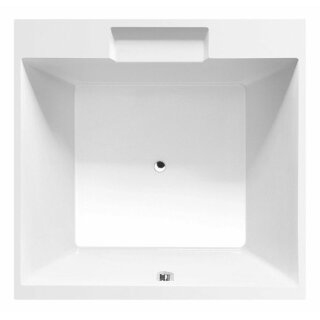 CAME Quadrat-Badewanne mit Rahmengestell 175x175x50cm, weiss