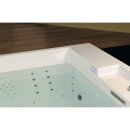 CAME Quadrat-Badewanne mit Rahmengestell 175x175x50cm, weiss