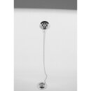 REGATA Freistehende Badewanne 175x85x61cm, Füsse Chrom matt, schwarz/weiss