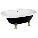 REGATA Freistehende Badewanne 175x85x61cm, Füsse...