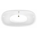 REGATA Freistehende Badewanne 175x85x61cm, Füsse...