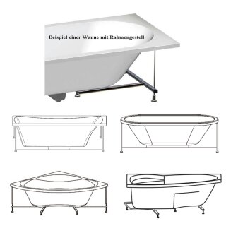 Rahmengestell zu Badewanne Simona 140