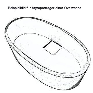 Styroporträger zu Badewanne Royal Corner