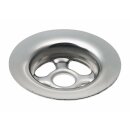 Ablaufgarnitur-Ersatzgitter, Messing, Chrom