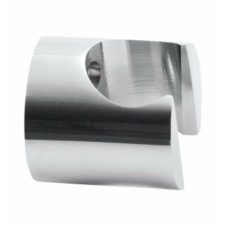 Brausehalter, rund, Chrom