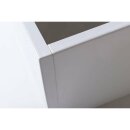 PLAIN 160 Frontschürze 160x59cm, links, weiss