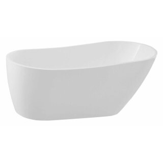 TISA Freistehende Badewanne 170x80 cm, weiss