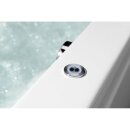 ANDRA R HYDRO-AIR Whirlpool Badewanne, 180x90x45cm, weiss