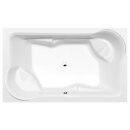DUO Rechteckwanne mit Rahmengestell 200x120x45cm, weiss