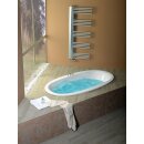 STADIUM Ovale Badewanne mit Füssen 190x95x46cm, weiss