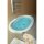 STADIUM Ovale Badewanne mit Füssen 190x95x46cm, weiss
