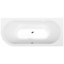 Raumspar Badewanne VIVA 175x80x47cm, rechts, weiss