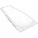 Raumspar Badewanne 170x70x39cm , MINOU, links, weiss