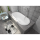 ASTRA O Ovale Badewanne mit Füssen 165x75x48cm, weiss