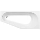 Raumspar Badewanne TIGRA 150x75x46cm, Rechts, weiss