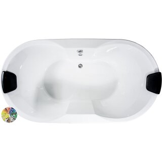 Ovale Badewanne Zenpool Model Hannah, 195x100cm, RAL Farbe nach Wunsch