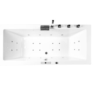 Rechteck-Whirlpool Zenpool Model Leandra, 200x90cm